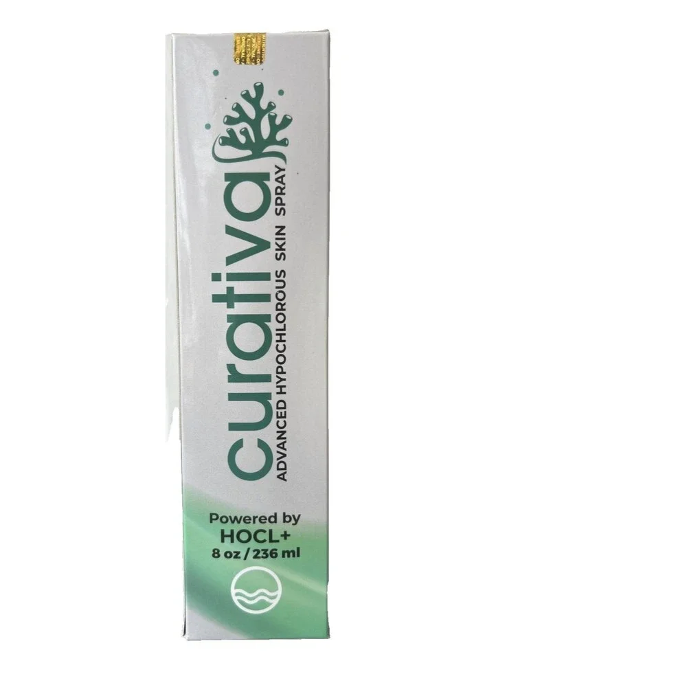 Curativa Bay Advanced Hypochlorous Skin Spray  Organic 8 oz/ 236 ml NEW Sealed